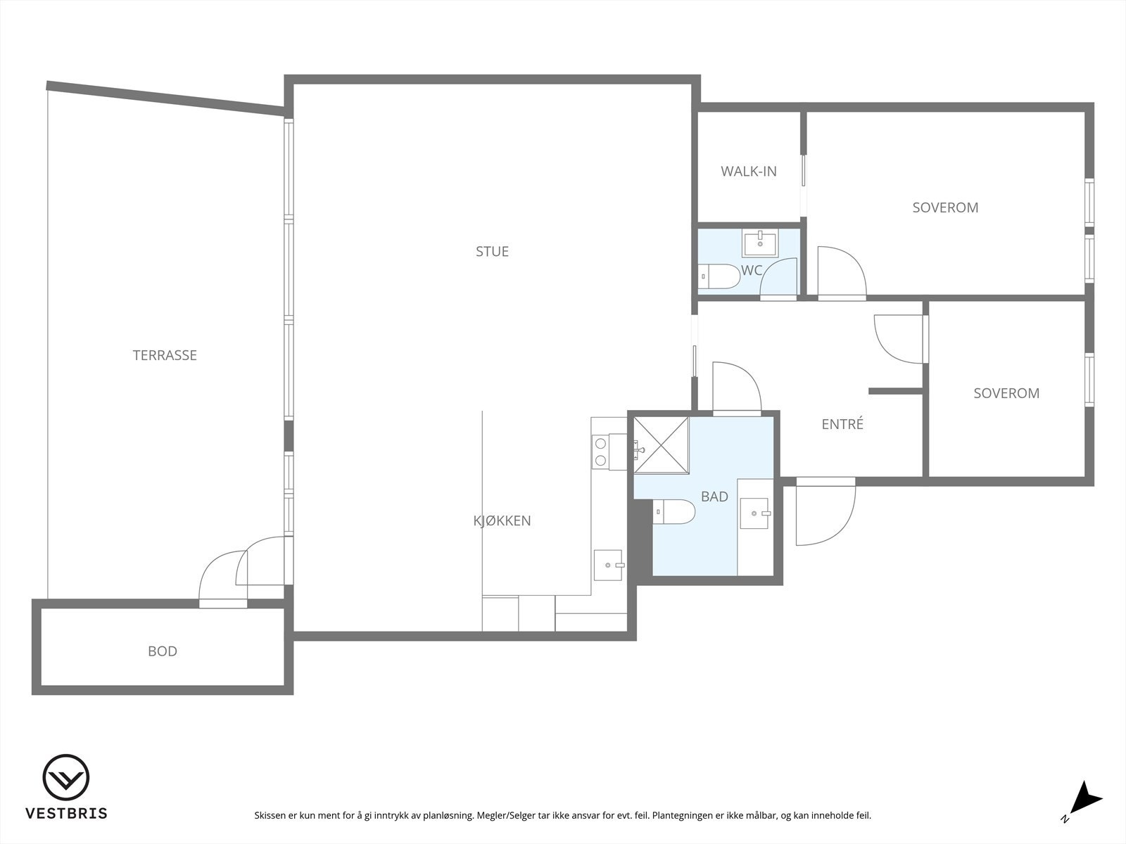 Plantegning Galleribilde
