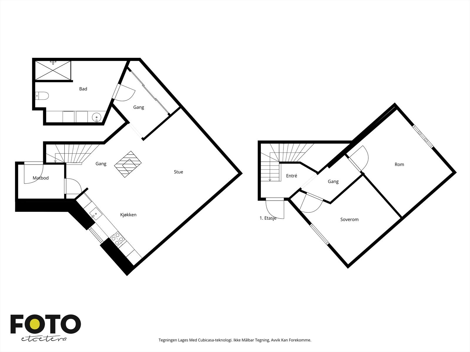 Planskisse - ikke målbar. Galleribilde