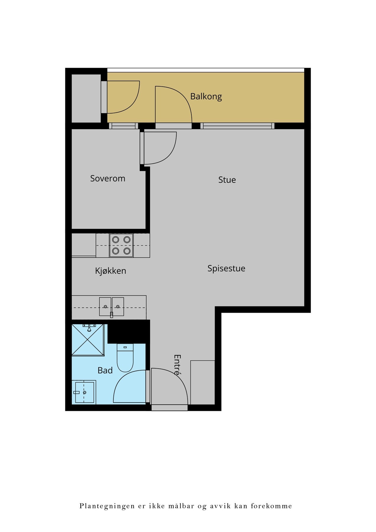 Plantegning Galleribilde