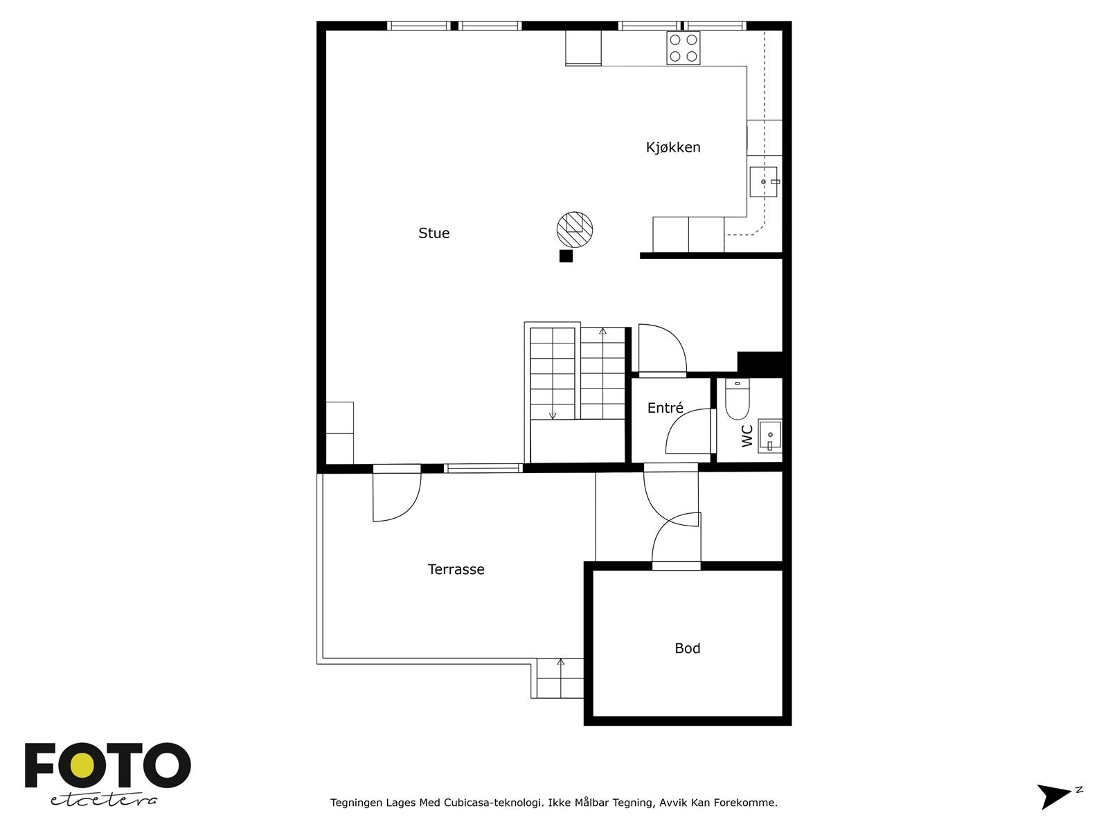 Planløsning for første etasje Galleribilde