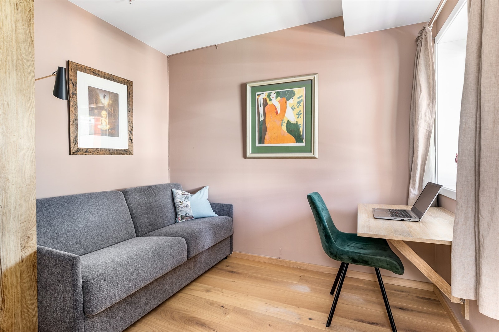 Med over 7 kvm. er soverom II et velfungerende barne-/gjesterom. Galleribilde