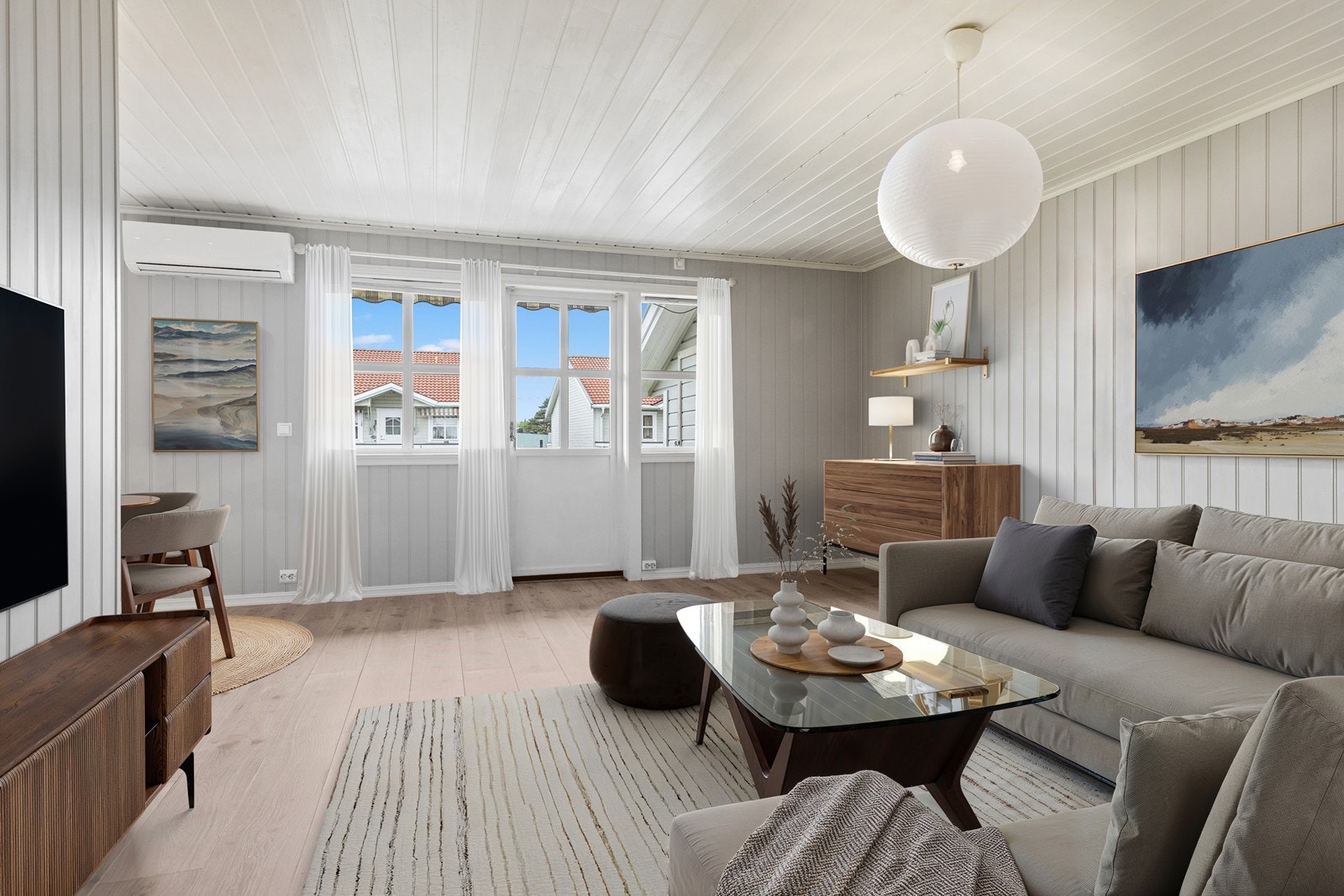 Digitalt møblert bilde Galleribilde