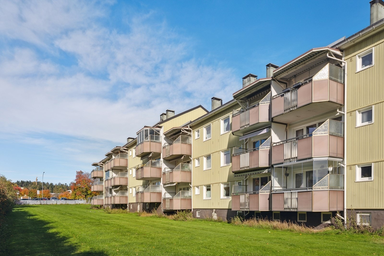 Borettslaget består av 93 andelsleiligheter. Galleribilde