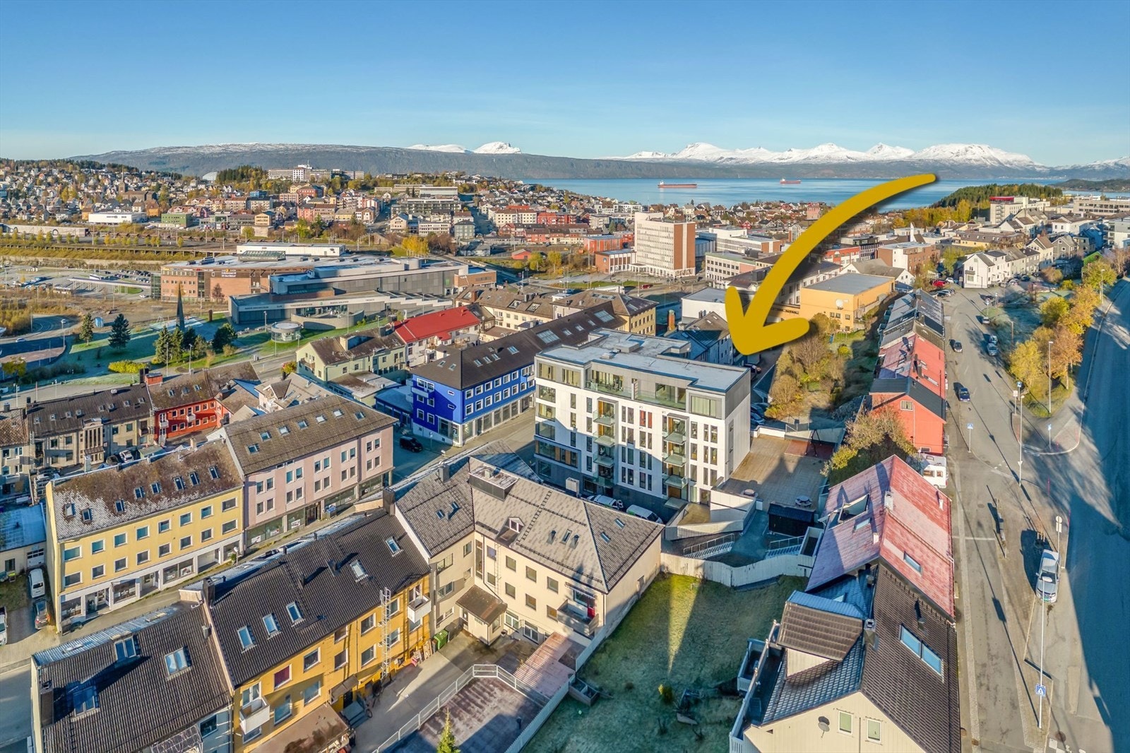 Her har man umiddelbar nærhet til alle dagligdagse fasiliteter Galleribilde