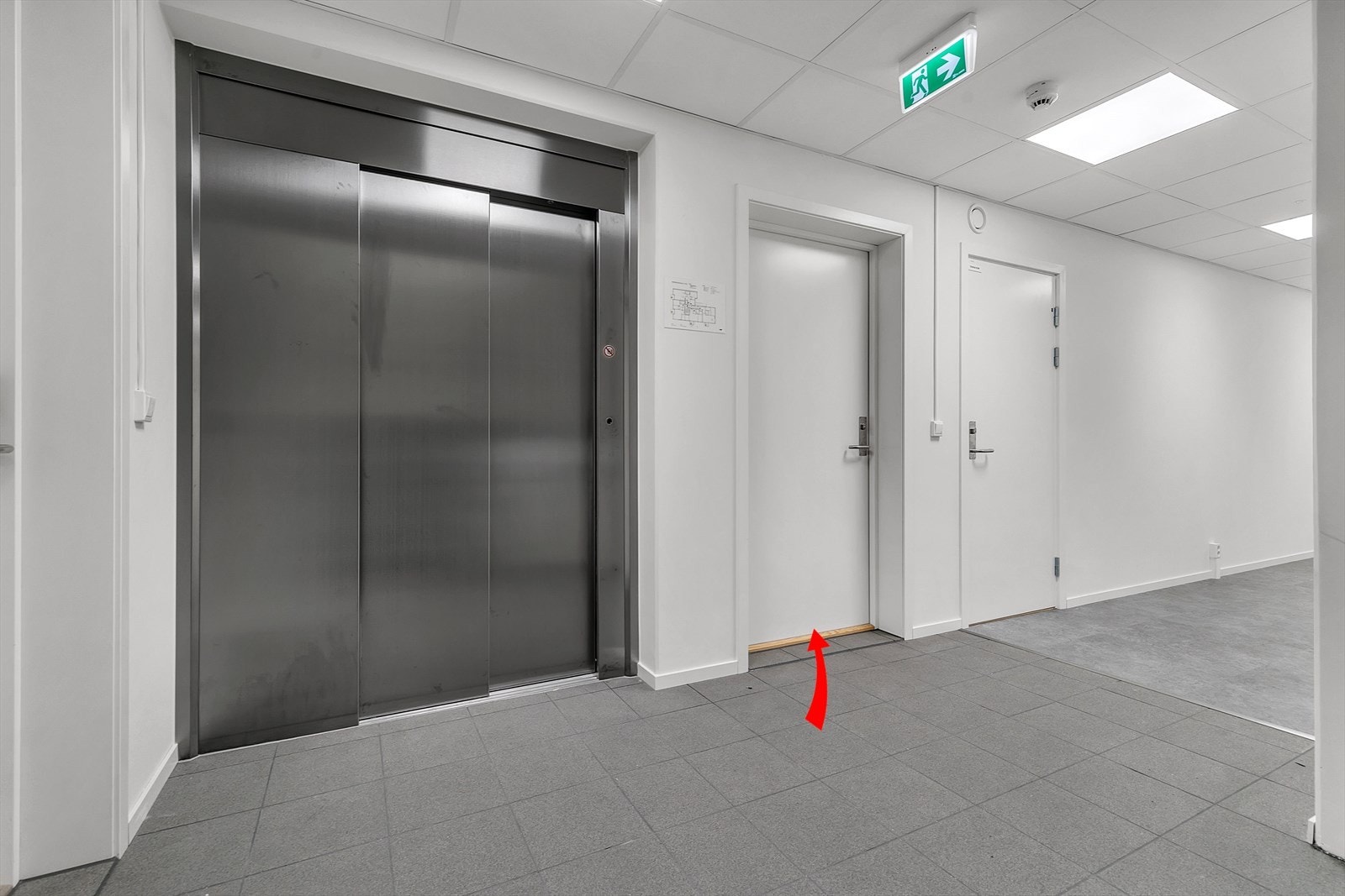 Lett adkomst til leiligheten via heis. Galleribilde