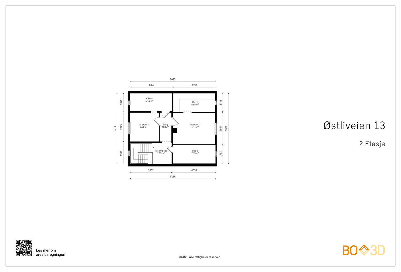 Plantegning - 2. etasje Galleribilde