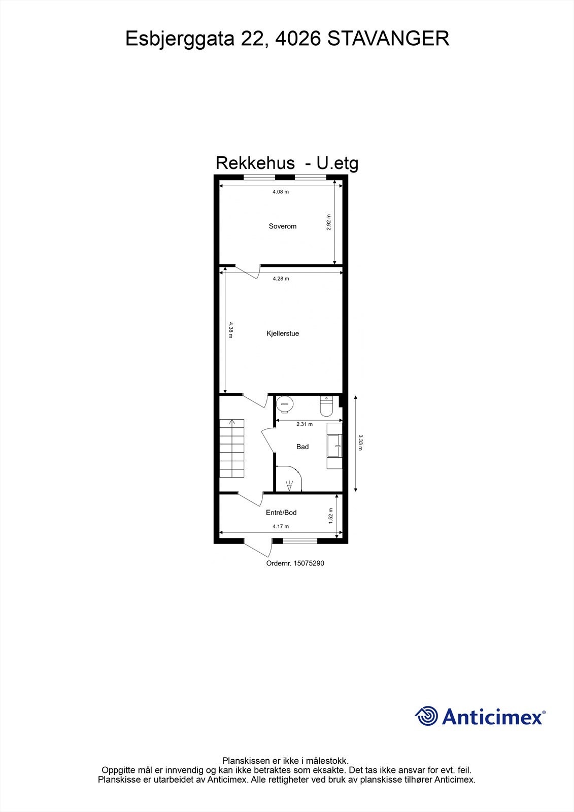 Plantegning kjeller Galleribilde