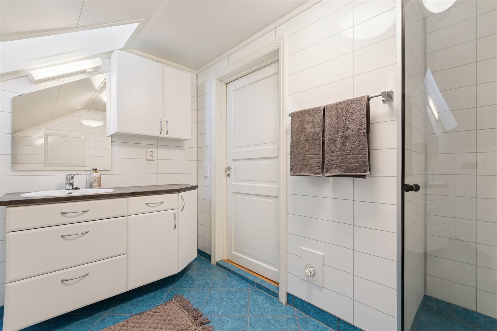 Her er det vannbåren gulvvarme. Galleribilde