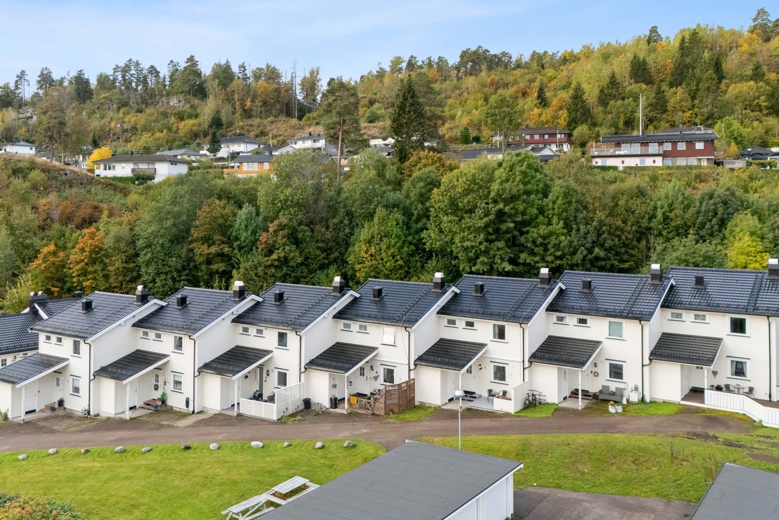 Borettslaget er godt vedlikeholdt. Galleribilde