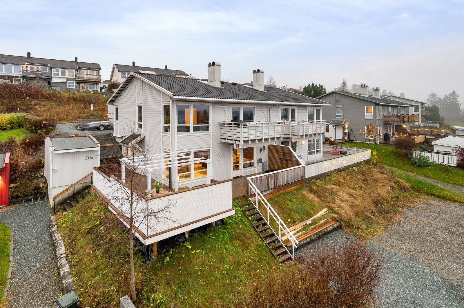 Fasade. Byggeår er 1995. Galleribilde