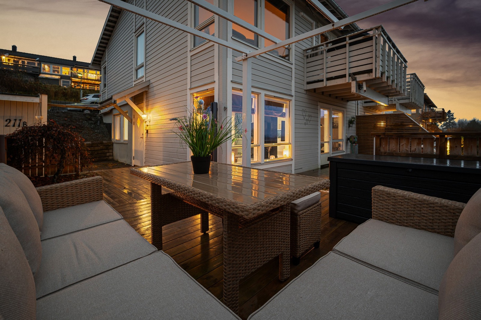 Leiligheten ligger i blindvei, noe som sørger for minimal trafikk og støy. Galleribilde