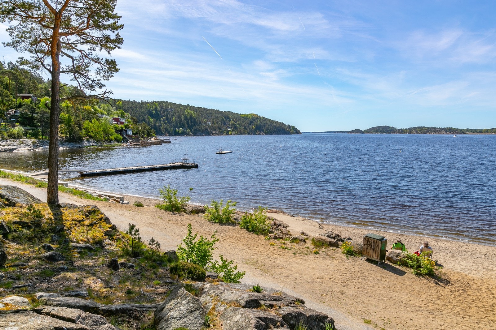 Sandtrender og stupetårn i Høysand Galleribilde