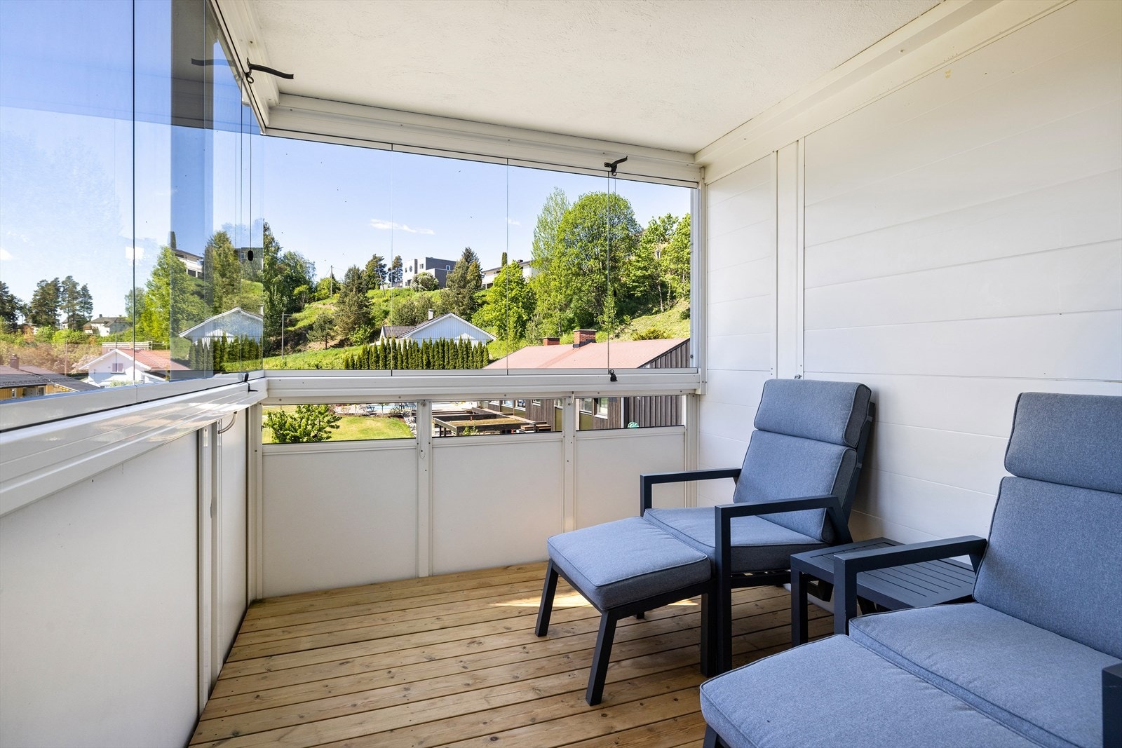 Balkong med utsikt Galleribilde