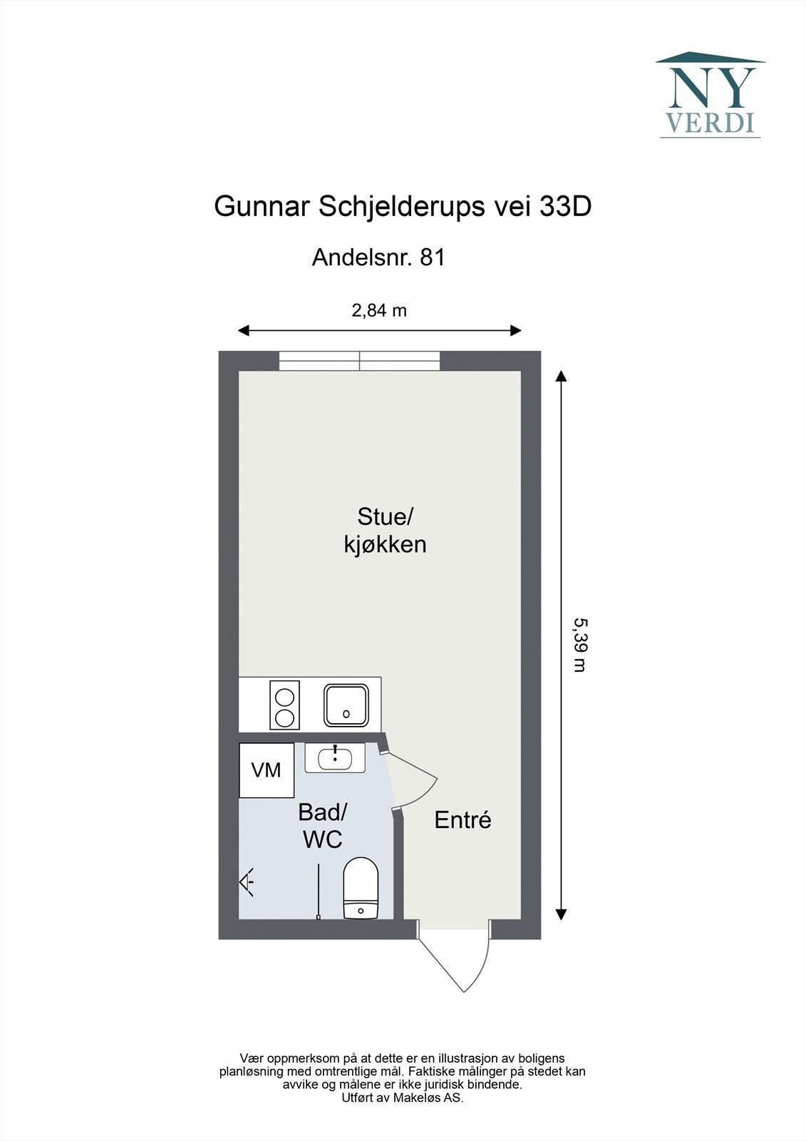 Planløsning. Galleribilde