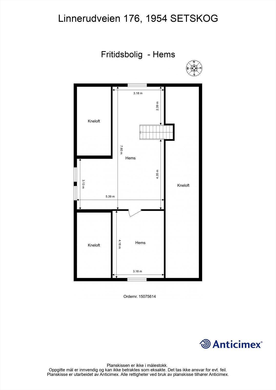 Plantegning - Hems Galleribilde