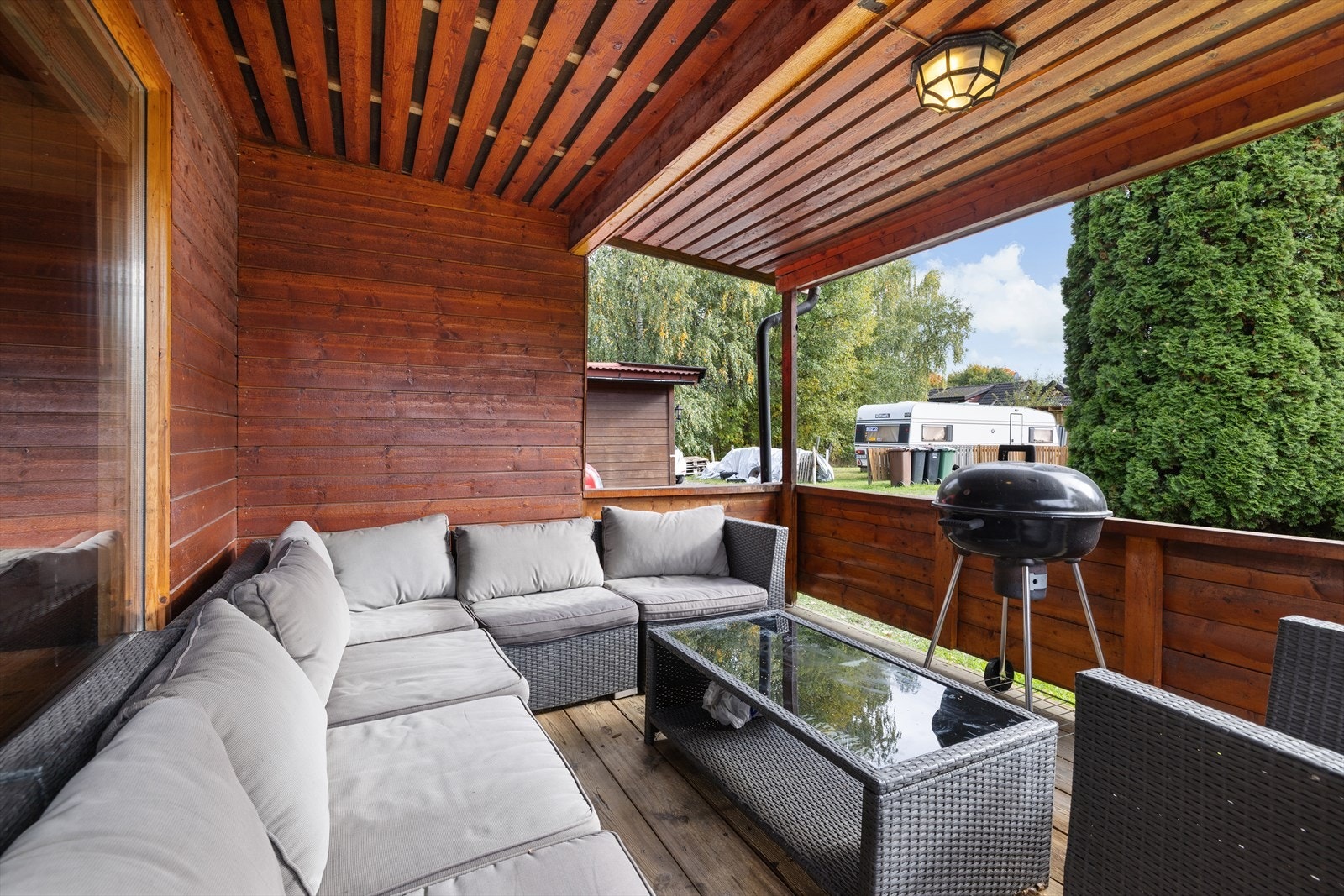 Skjermet uteplass Galleribilde