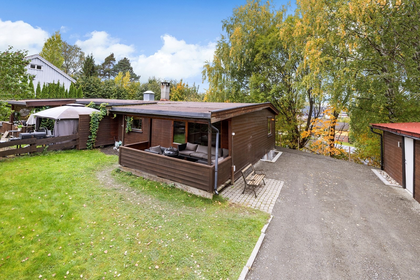 Boligen ligger innerst i blindvei Galleribilde