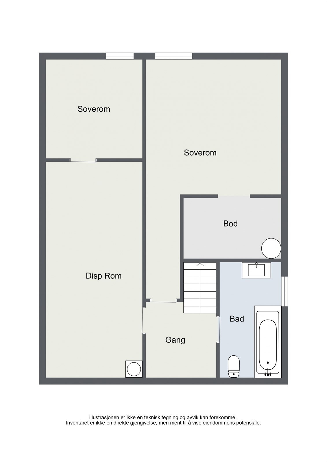 Plantegning Galleribilde