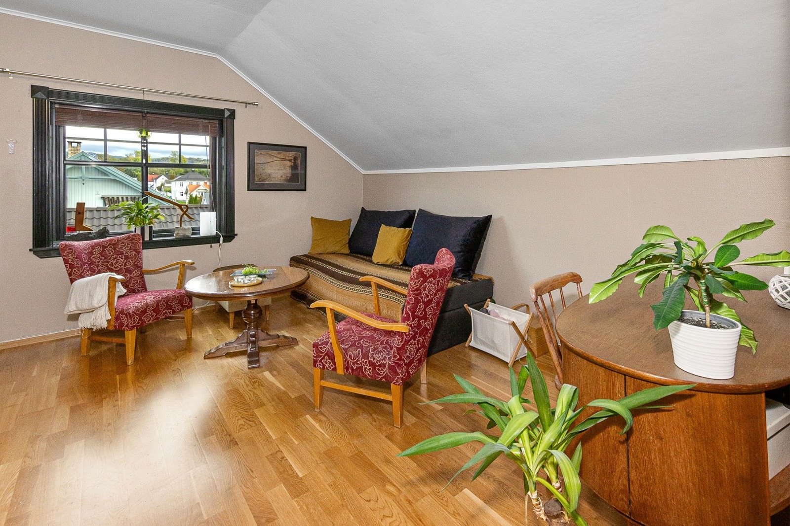 Fra stuen i leiligheten i 2. etasje Galleribilde