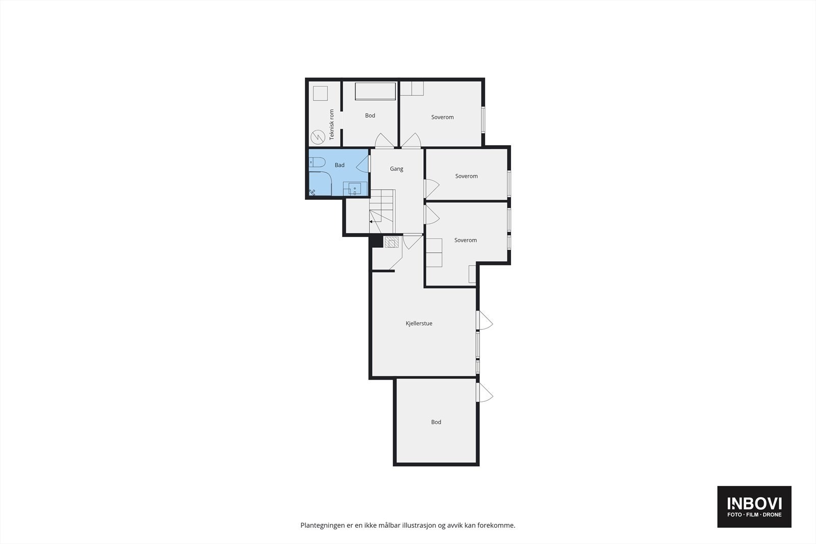 Plantegning | Sokkeletasje Galleribilde
