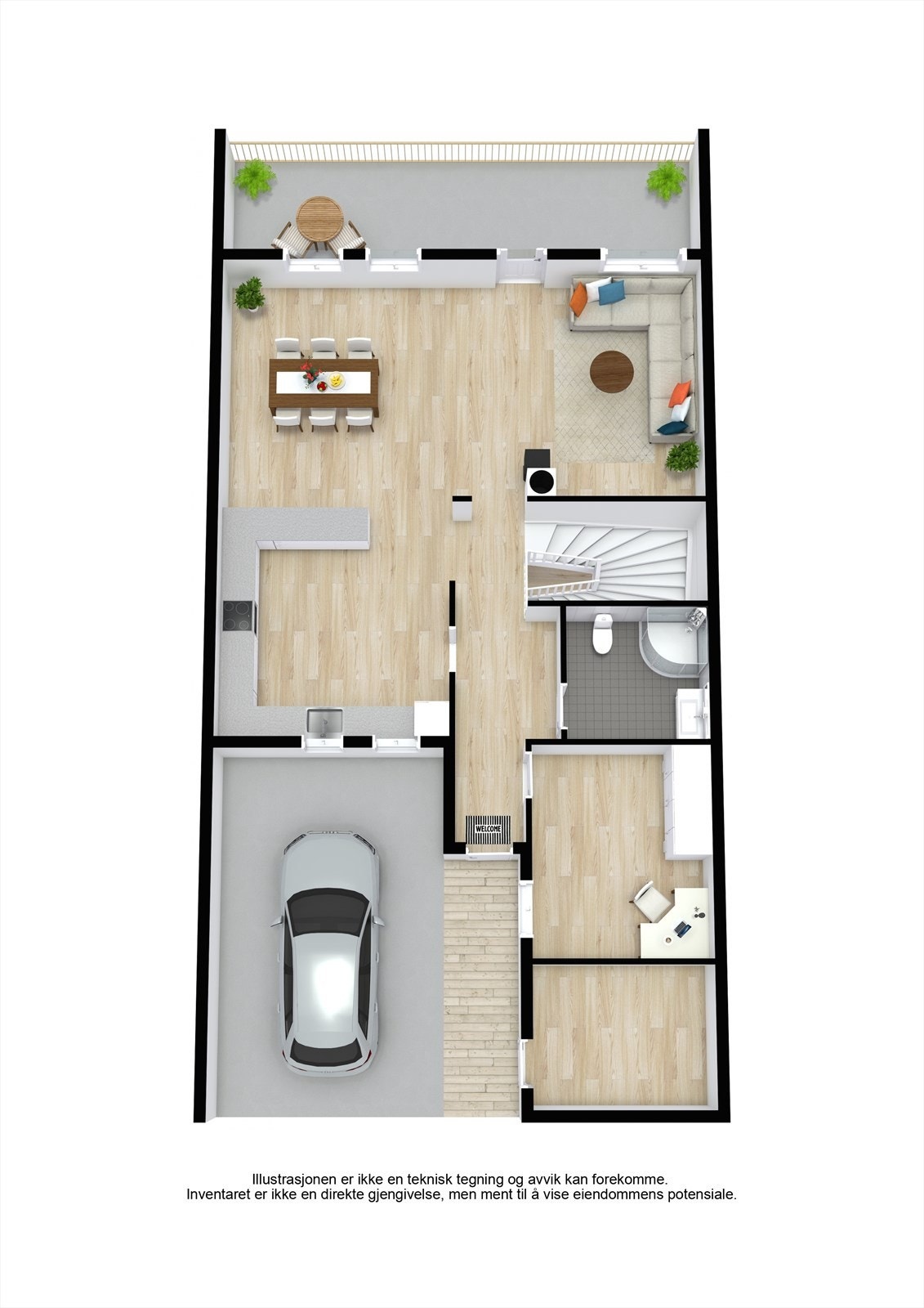 Balders Vei 39 - 3D - 2. Floor - Letterhead Galleribilde