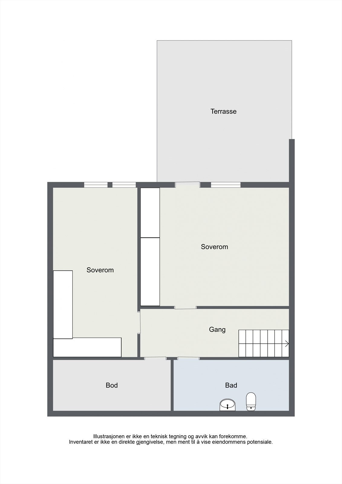 Balders Vei 39 - 2D - 1. Floor - Letterhead Galleribilde