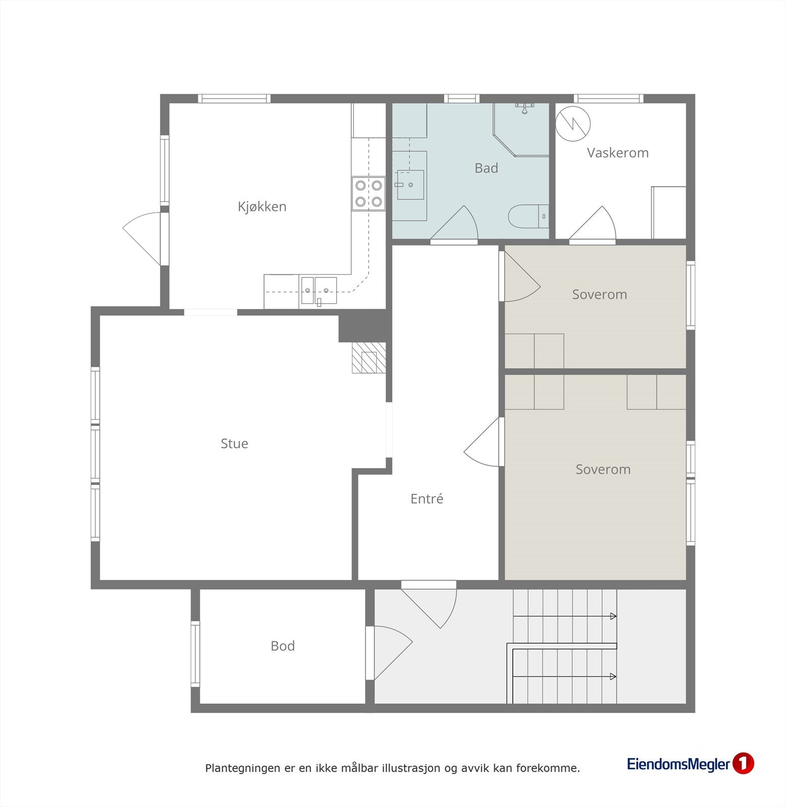 Planteikning Galleribilde