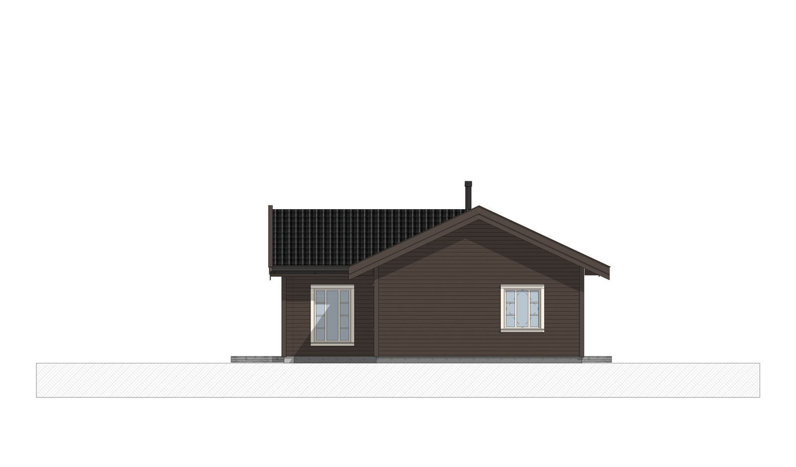 Fasadetegning Galleribilde