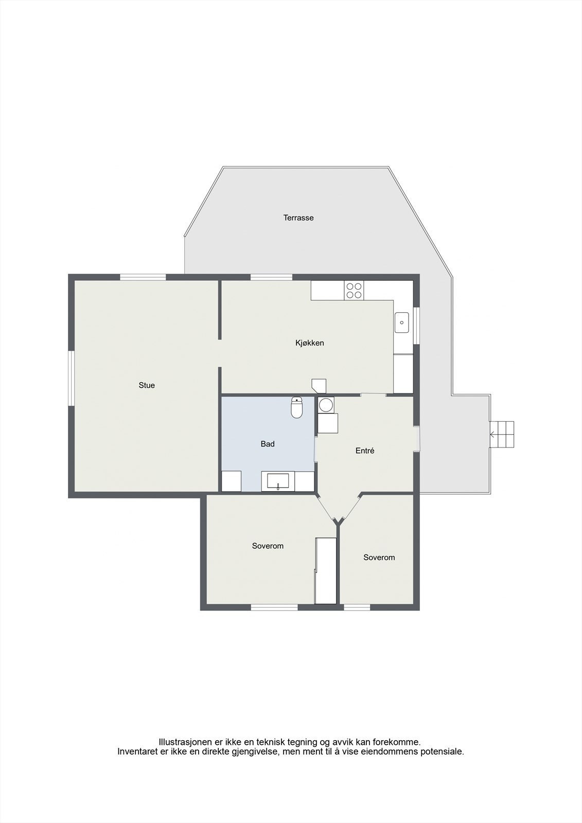 Plantegning Galleribilde