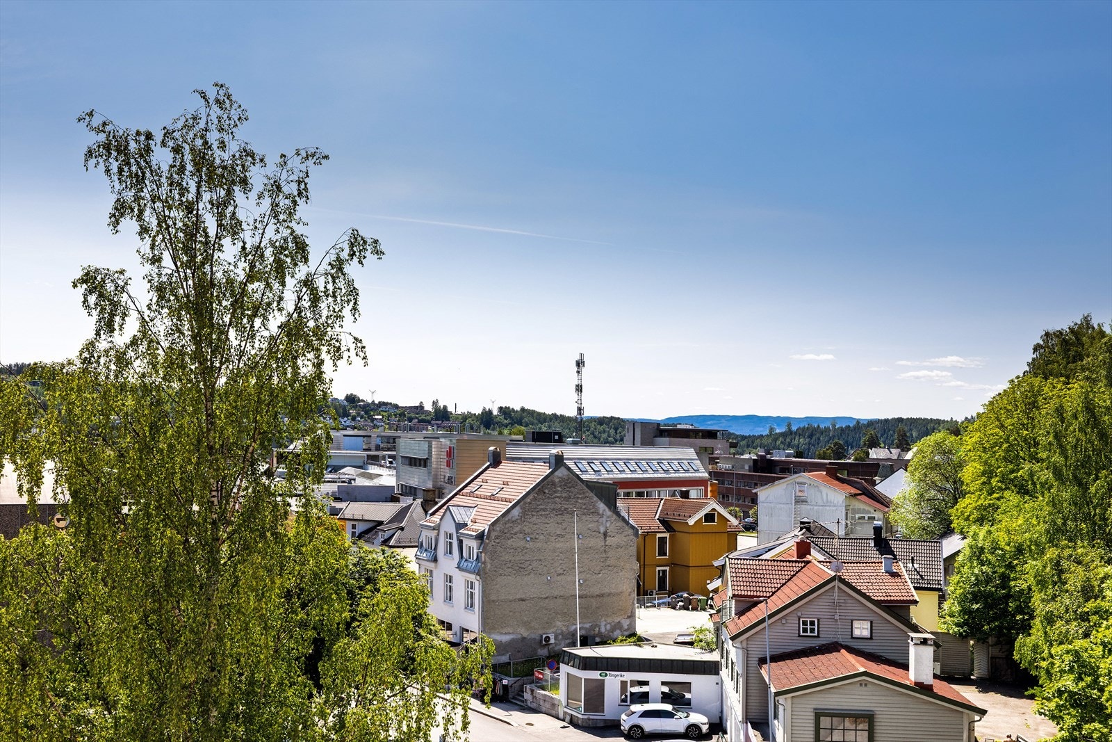 Flott utsikt fra takterrassen! Galleribilde