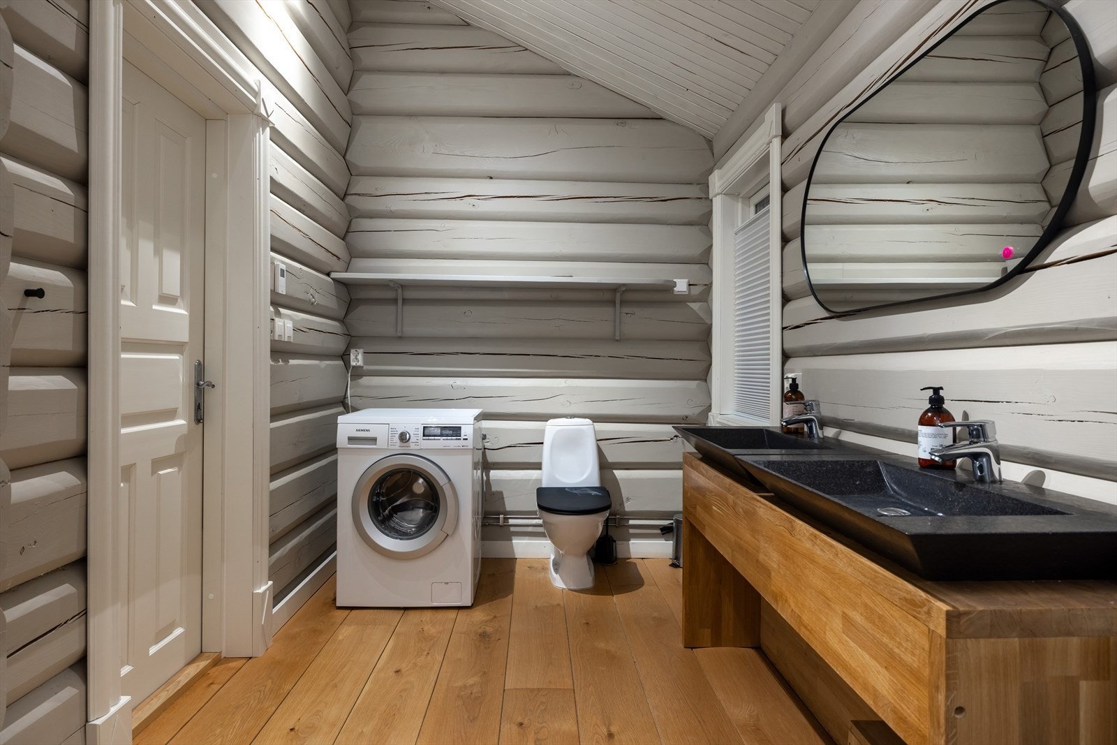 Badet har opplegg for vaskemaskin Galleribilde