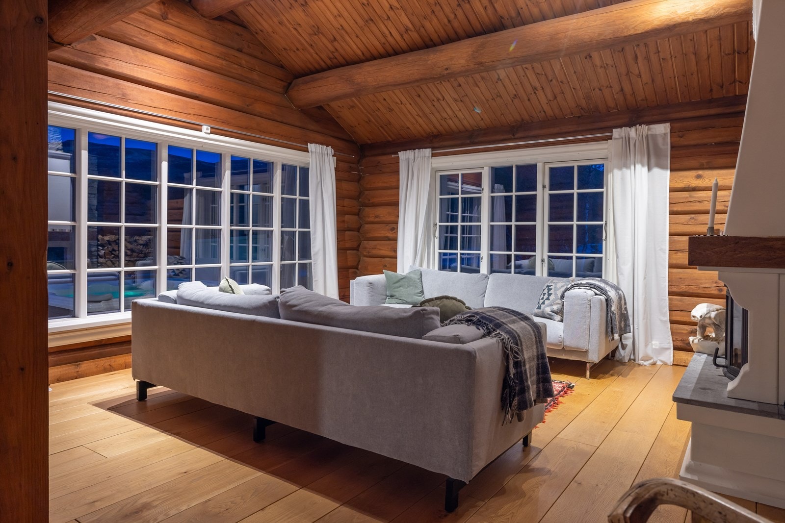 Kveldsbilde - Mønehøyden er målt til 3,14 meter Galleribilde