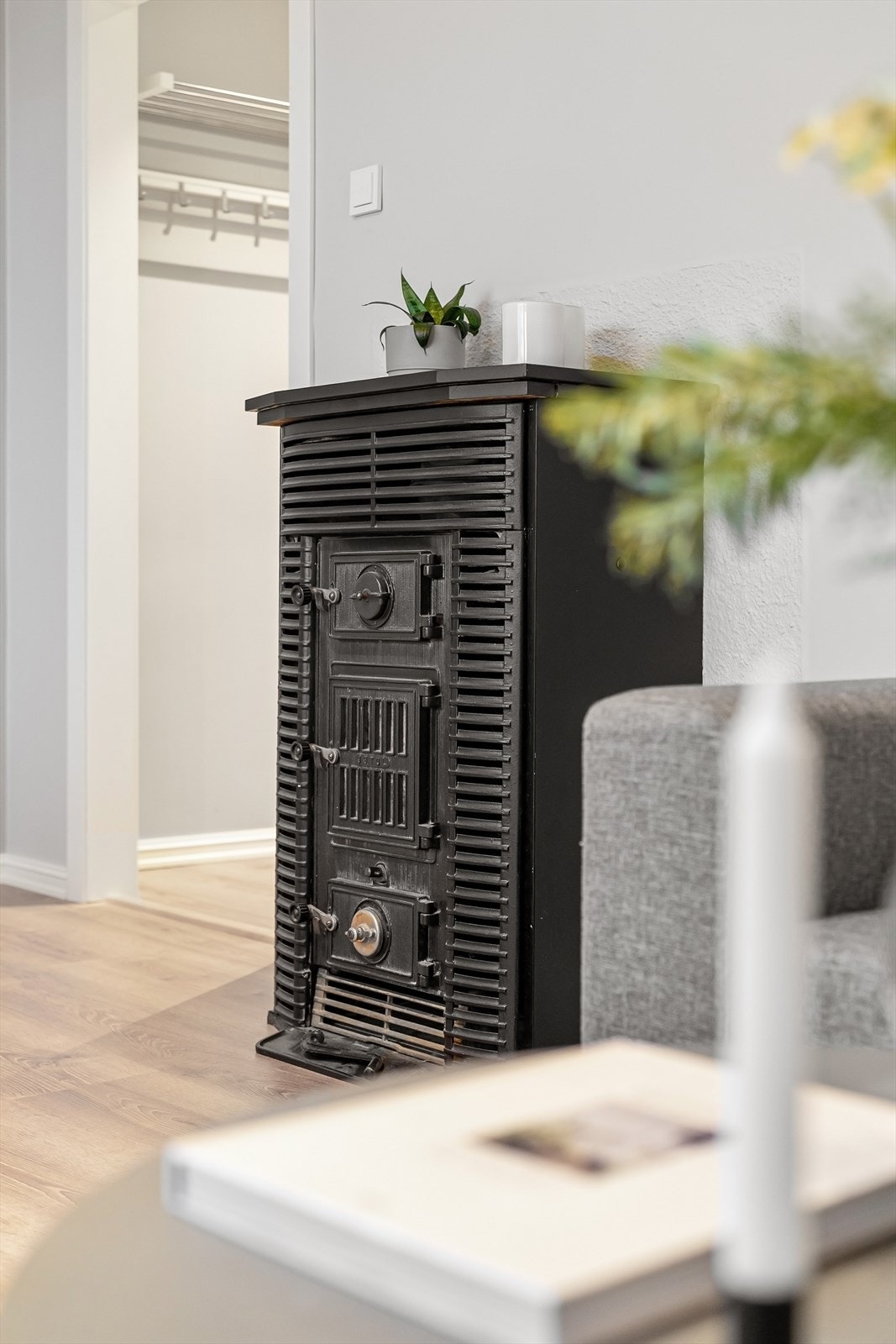 Støpejernsovn. Galleribilde