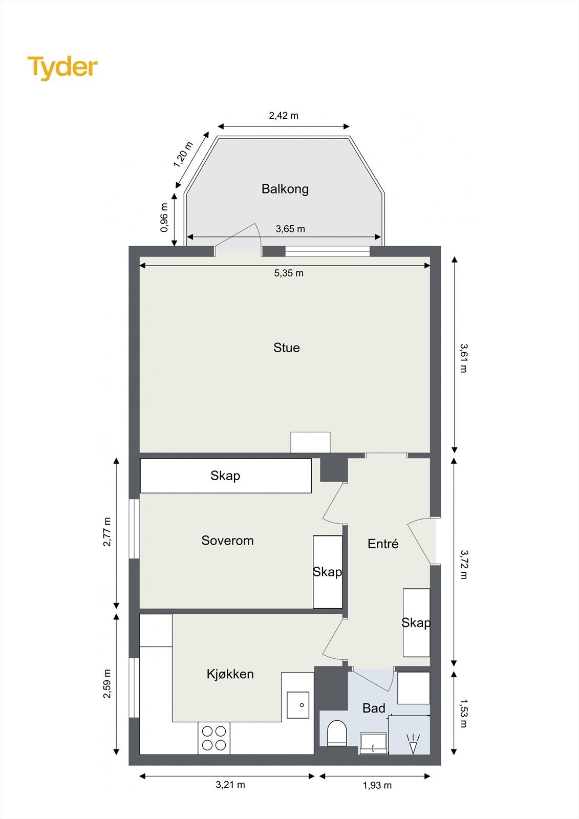 Plantegning. Galleribilde