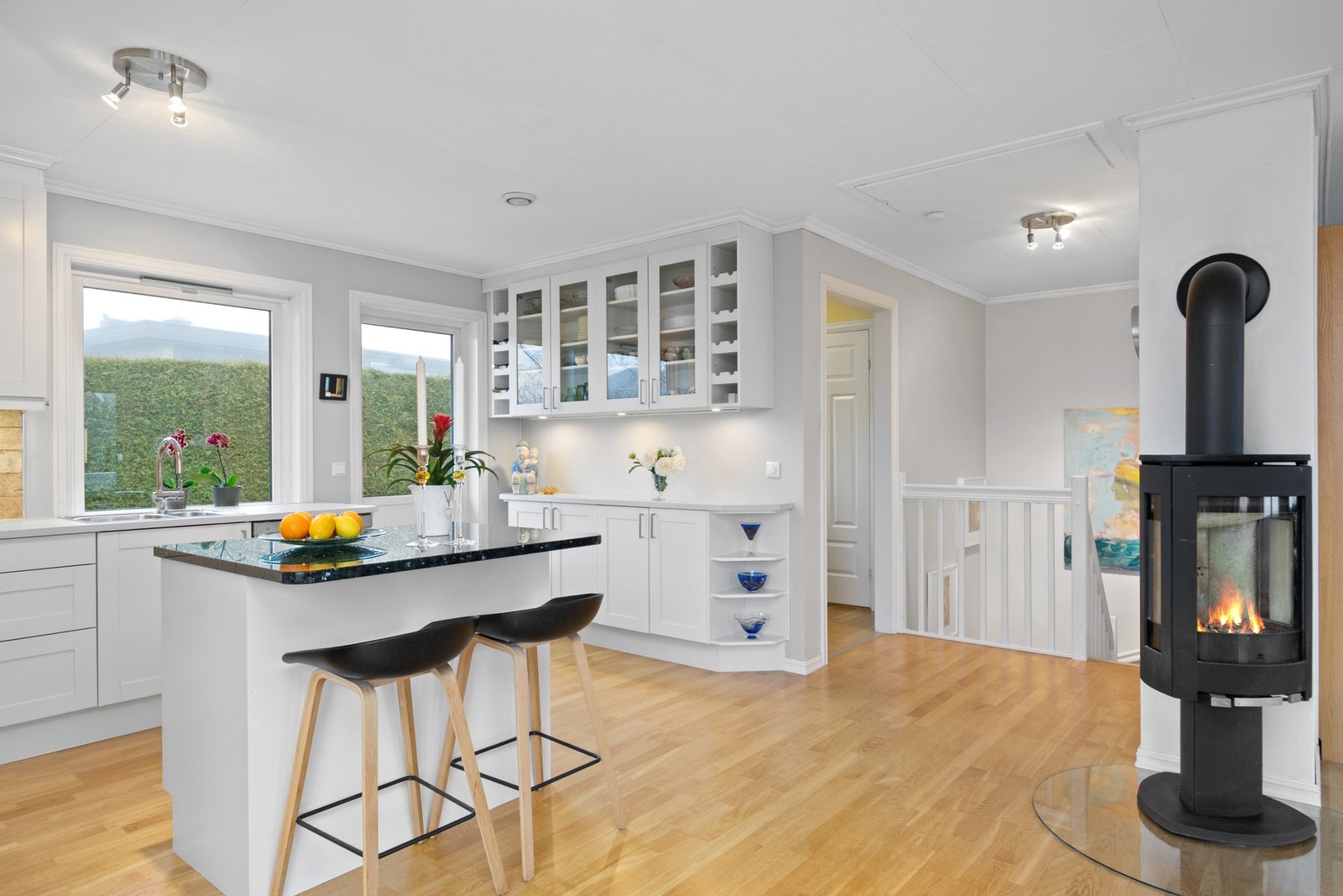 Vridbar peisovn gir meget god varme Galleribilde