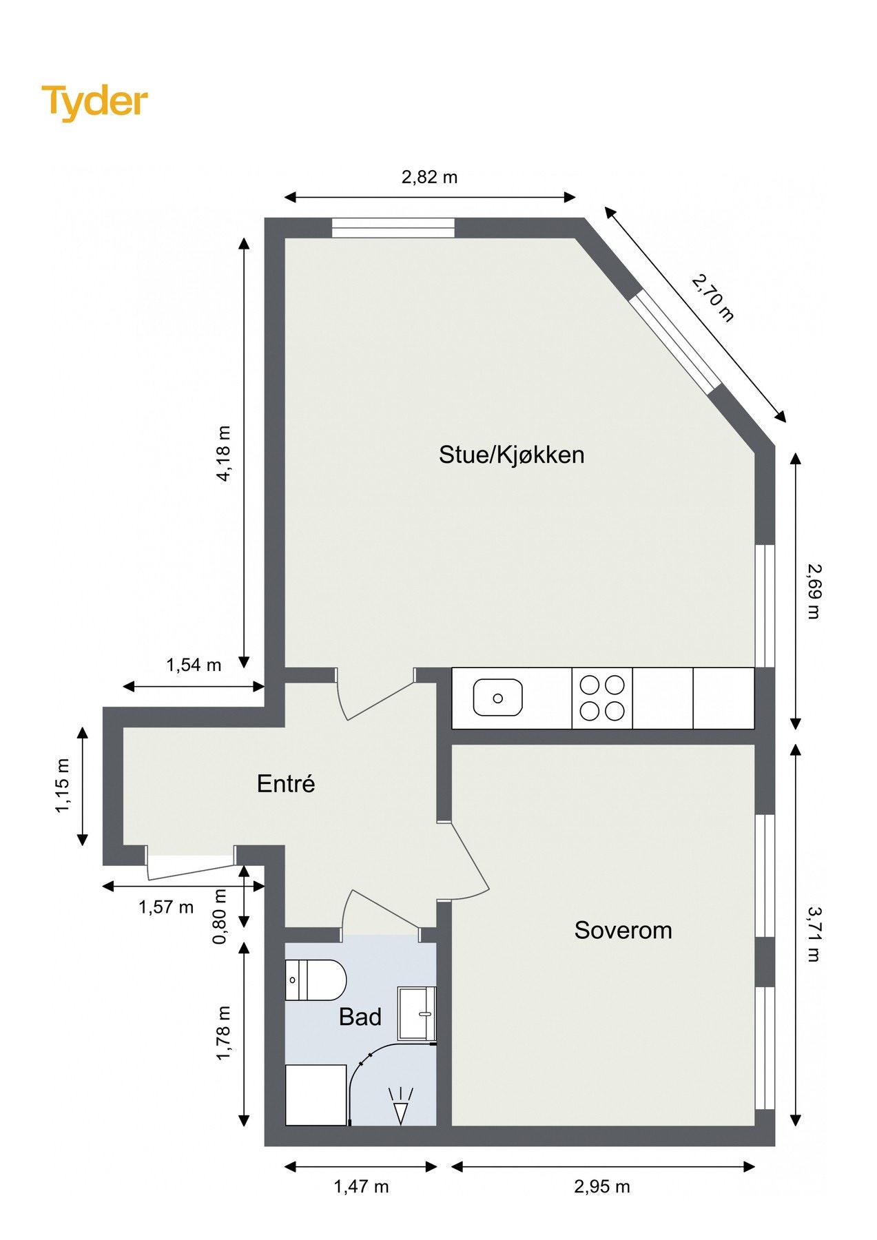 Plantegning. Galleribilde