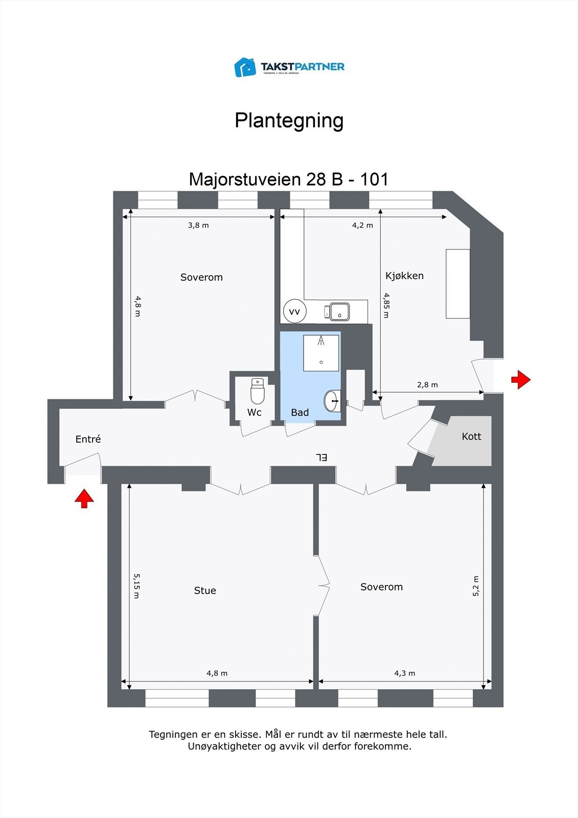 Plantegning. Galleribilde