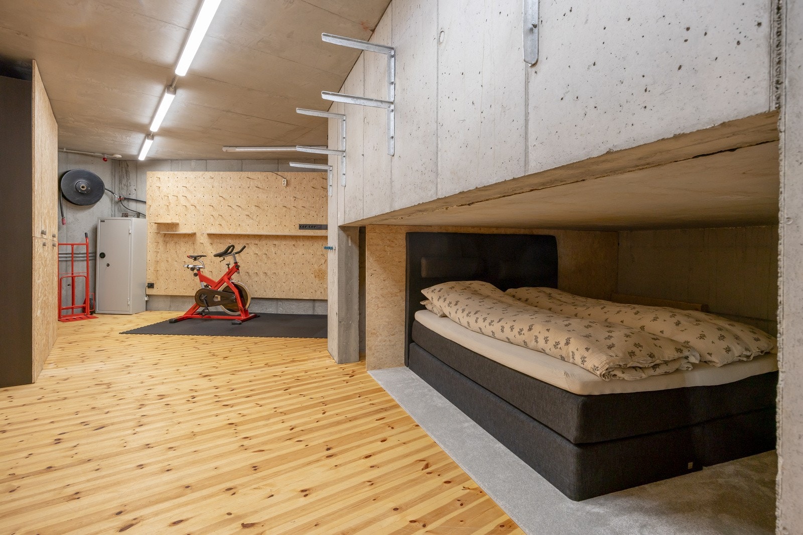 Kjeller har balansert ventilasjon og er den beste plassen å sove når det er varmt ute. Galleribilde