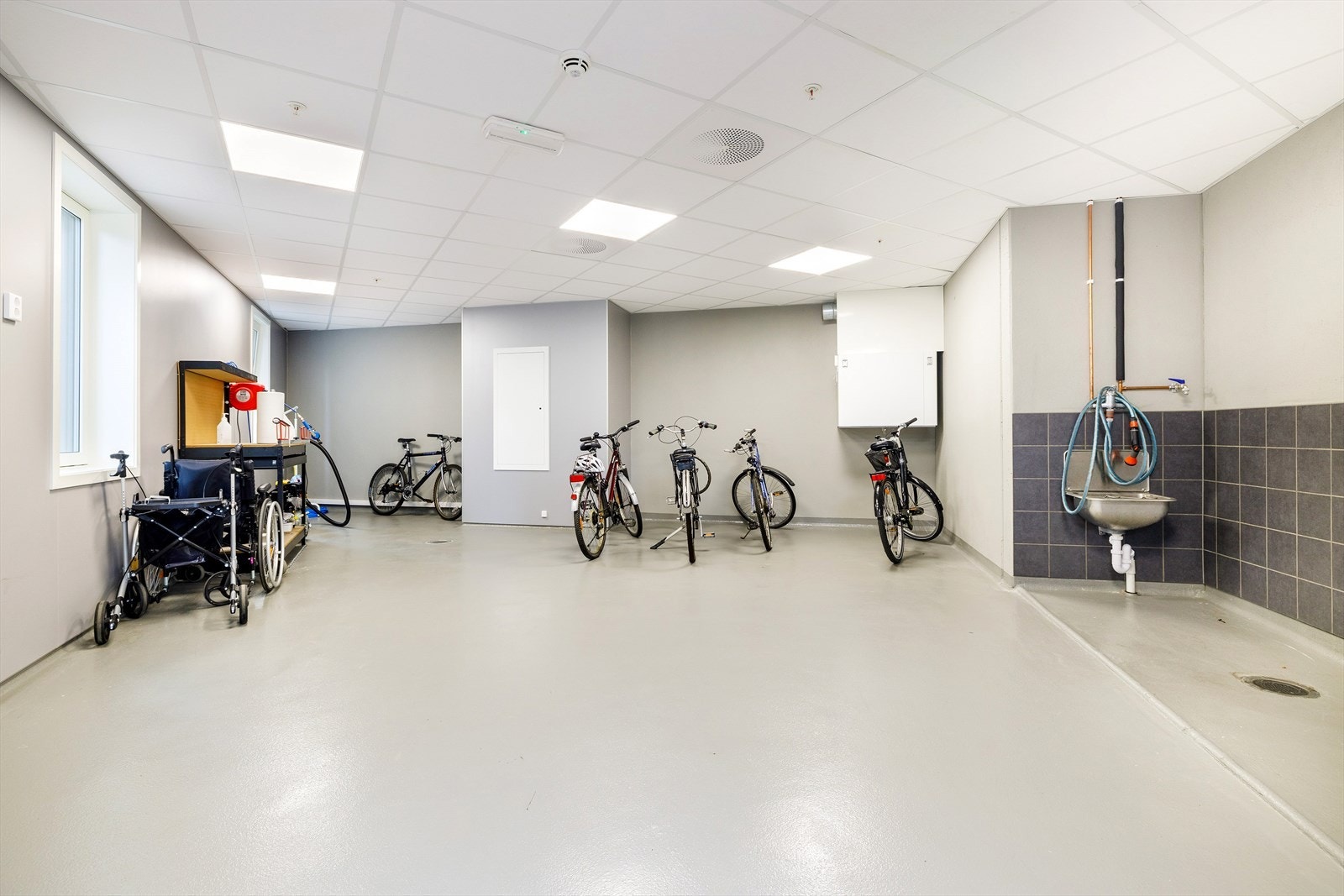 Sykkelparkering Galleribilde