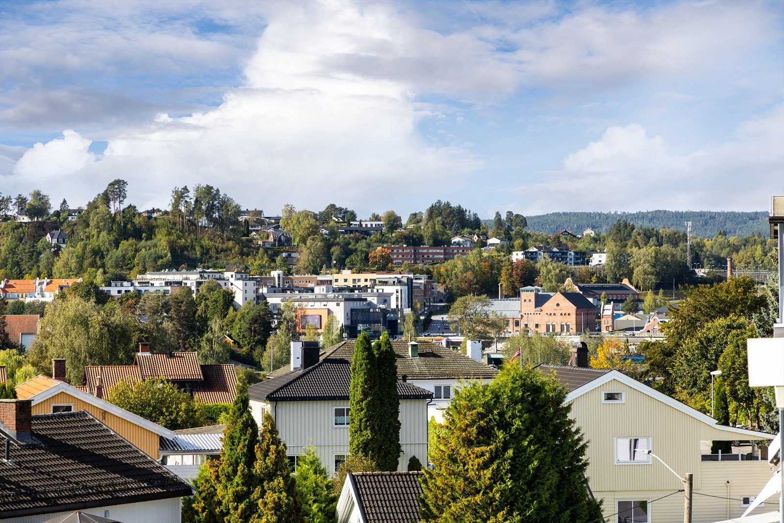 Utsyn fra balkongen Galleribilde