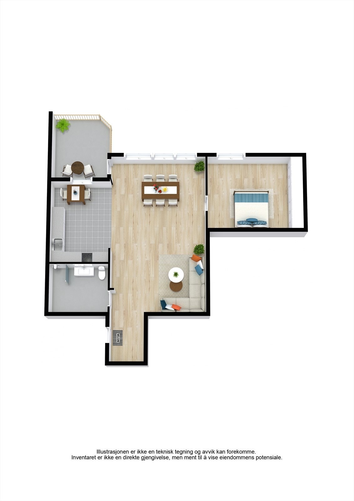 Haldenveien 22 - 3D - 2. Floor - Letterhead Galleribilde