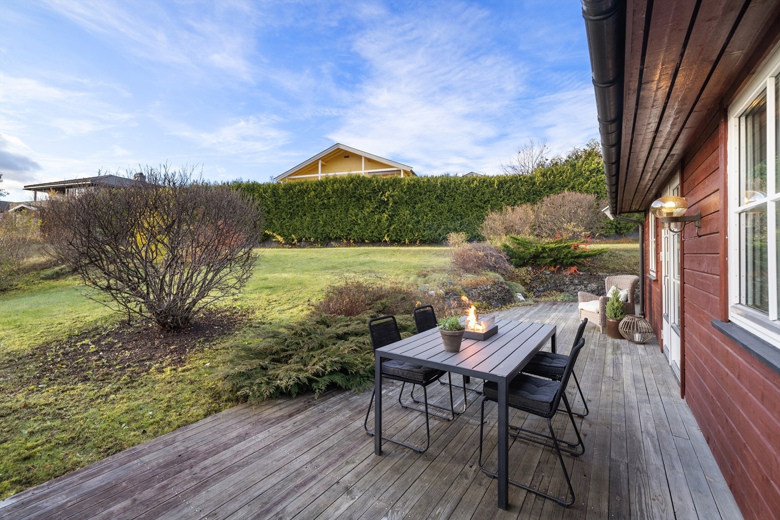 Boligen ligger helt i øverste del av feltet Galleribilde