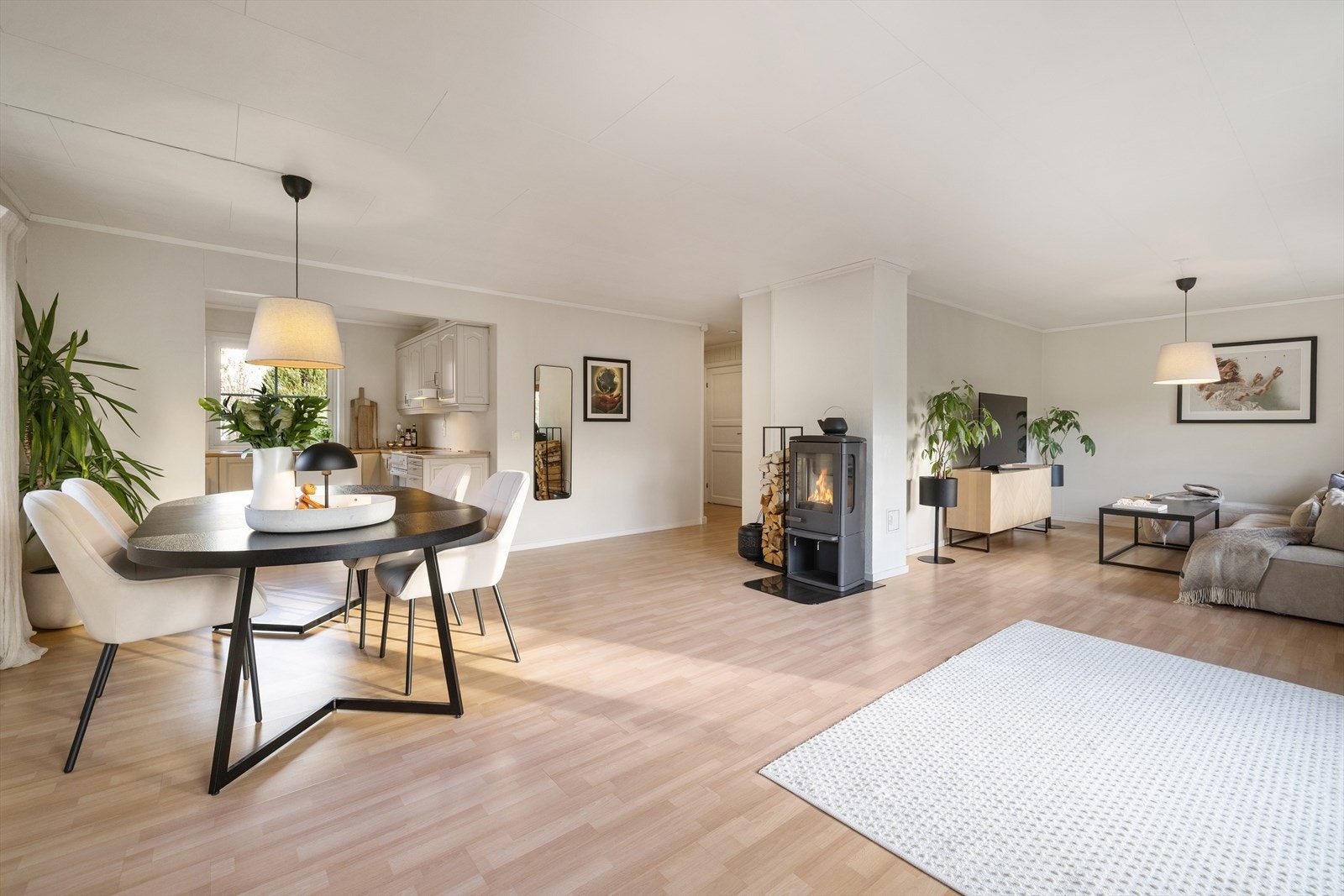 Stor lys stue Galleribilde