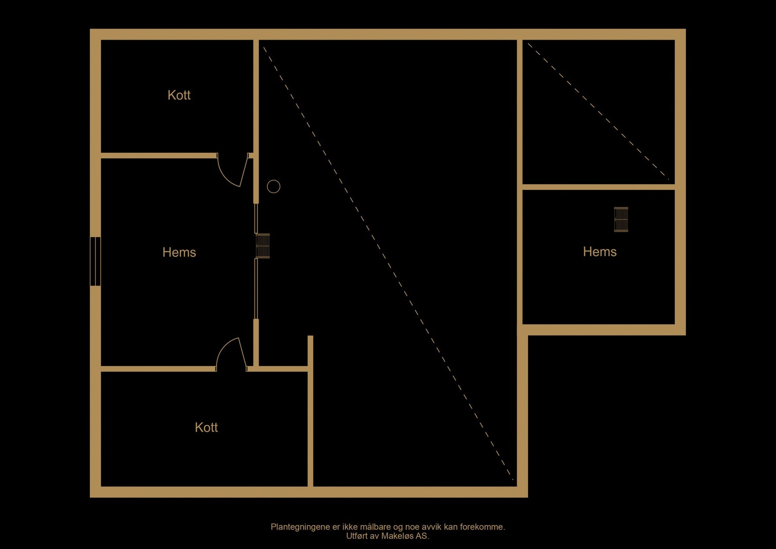 Plantegning hems - illustrasjon, avvik kan forekomme Galleribilde