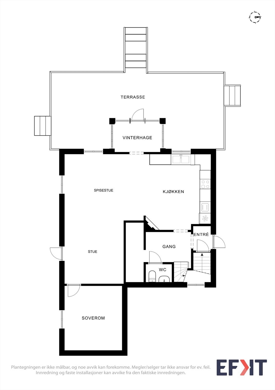 Plantegning 1.etasje. Galleribilde