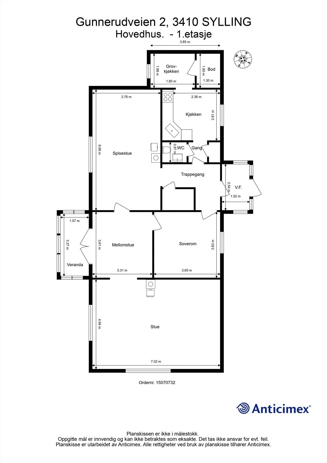 Plantegning - 1. etasje Galleribilde