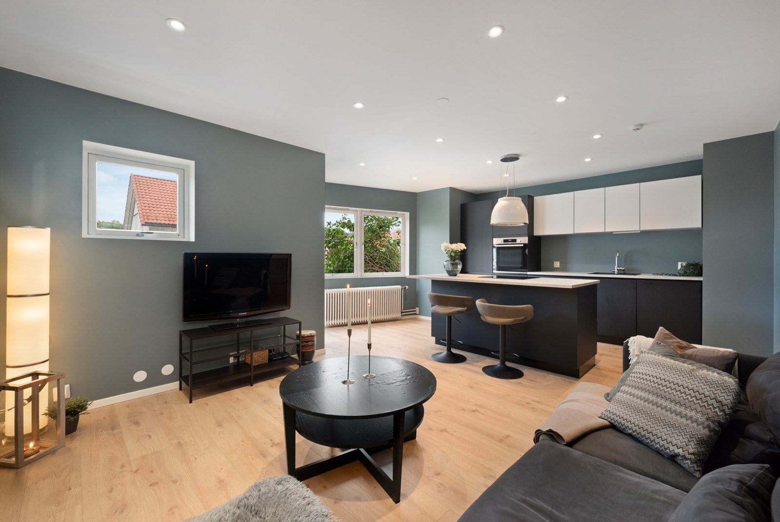 Leiligheten har en god løsning og gjennomførelse av god kvalitet Galleribilde