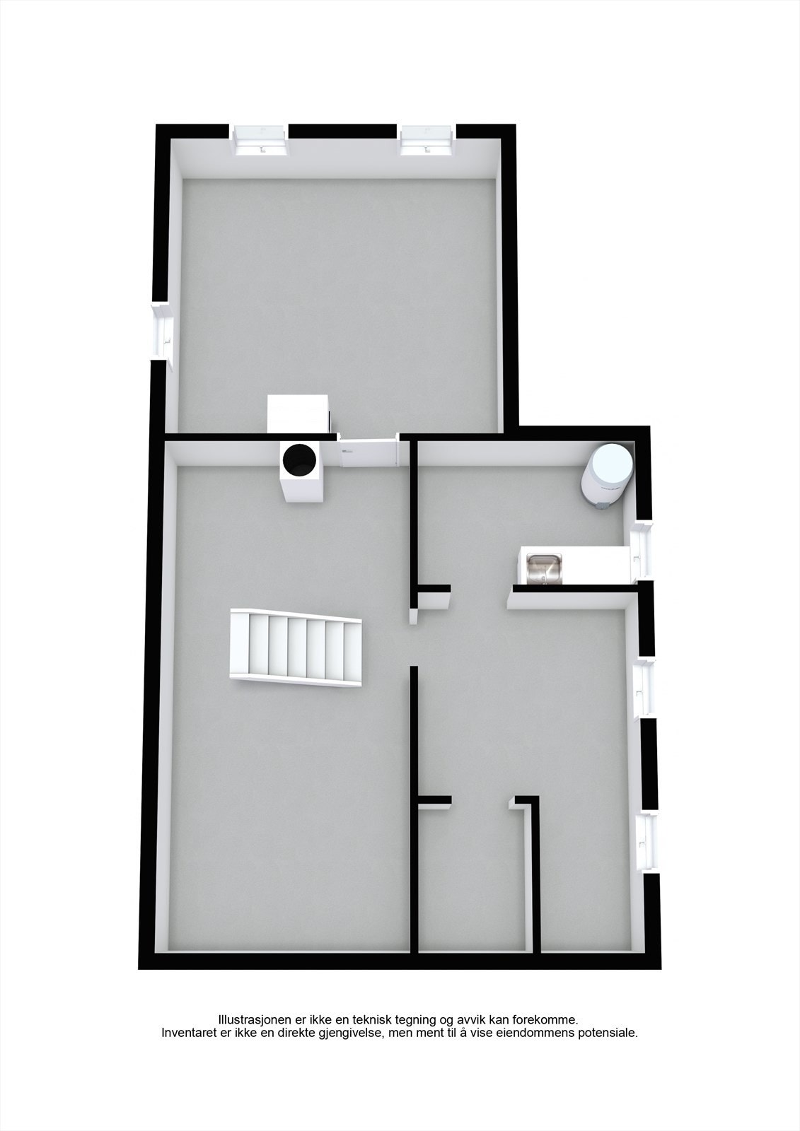 3D kjeller Galleribilde