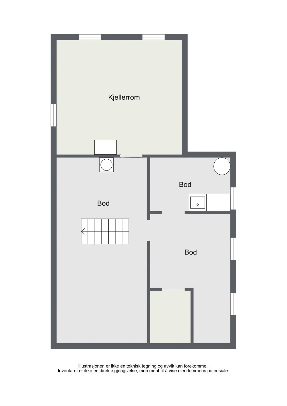 2D kjeller Galleribilde