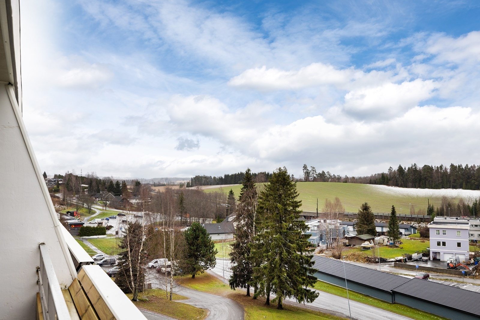 Utsikt fra terrassen Galleribilde